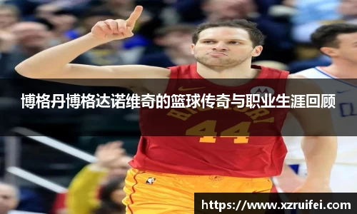 博格丹博格达诺维奇的篮球传奇与职业生涯回顾