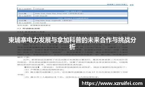 柬埔寨电力发展与拿加科普的未来合作与挑战分析